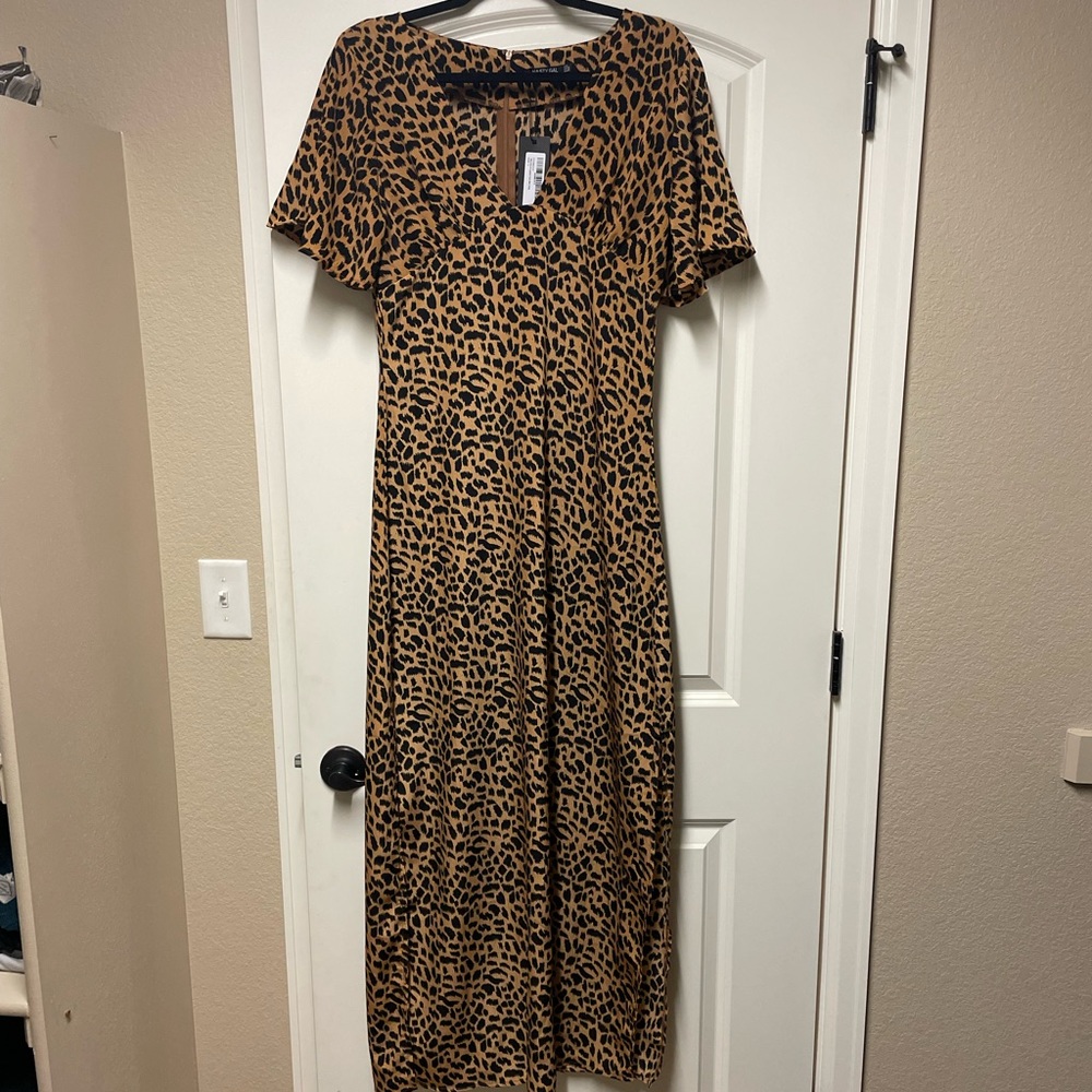 Cheetah maxi dress